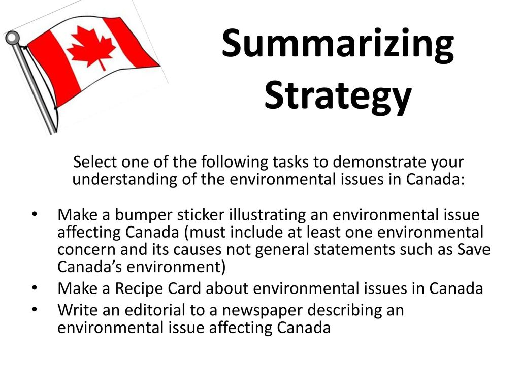 Canada Environment - current issues